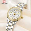 CARNIVAL Brand Luxury Wrist Watches for Women Ladies Waterproof Sapphire Automatic Mechanical Wristwatch Luminous Montre Femme 1