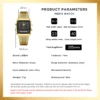 LIEBIG Luxury Outdoor Sports Week Waterproof Digital Wristwatches Dual Display Time Quartz Watches For Men Women Fashion Relojes 6