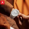 OLEVS Top Brand Men's Watch Luxury Fashion Original Automatic Mechanical Watch for Man Waterproof Luminous Date Week Reloj 3