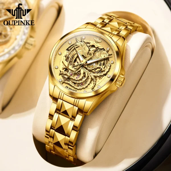 OUPINKE Women's Watches Top Brand Luxury Original Automatic Mechanical Watch for Lady Waterproof Luminous Sapphire Crystal New 1