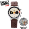 Sugess Watch of Men Chronograph Mechanical Wristwatches with Seagull ST19 Swanneck Movement Pilot Sapphire Crystal Racing V2 New 1
