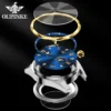 OUPINKE 3312 High end Luxury Men's Watches Moon Phase Date 50m Waterproof Automatic Mechanical Watch Luminous Brand Wrist Watch 4