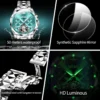 OUPINKE Original Men's Watches Skeleton Hollow Out Automatic Mechanical Watch Waterproof Luminous Multifunction Male Wristwatch 6