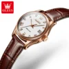 OLEVS 9932 Women's Watches Fashion Luxury Original Wristwatch Waterproof Luminous  Automatic Watch Chronograph Date Ladies Watch 6