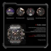 OLEVS 2942 Men's Watch Hollow Out Watches Quartz Watch Waterproof Luminous Watches For Men Stylish Design with Silicone Strap 3