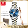 OLEVS 9931 Quartz Women Watch Original Stainless Steel Dual Calendar Luxury Top Brand Waterproof Ladies Watches Jewelry Set Hot 1