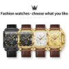 OLEVS Men's Top Brand Square Quality Quartz Wristwatch Chronograph Waterproof Original Watch for Man Luminous Date Luxury 6