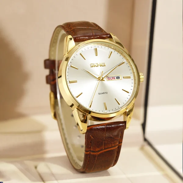 Luxury Movement Quartz Watch For Men Women Business Date Week Wristwatch Fashion Design Waterproof Time Clock Reloj Hombre 2