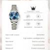 OLEVS 9931 Quartz Women Watch Original Stainless Steel Dual Calendar Luxury Top Brand Waterproof Ladies Watches Jewelry Set Hot 6