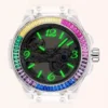Luxury Mechanical Women Watch Transparent Case Skeleton Elegant Silicone Strap Waterproof Ladies Wristwatch Girls Dress Watch 5