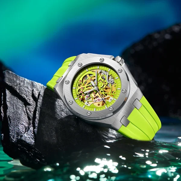 ONOLA Watch Top Brand Luxury Sports Men Wristwatch Waterproof  Automatic Mechanical Watches Relogio Masculino 2