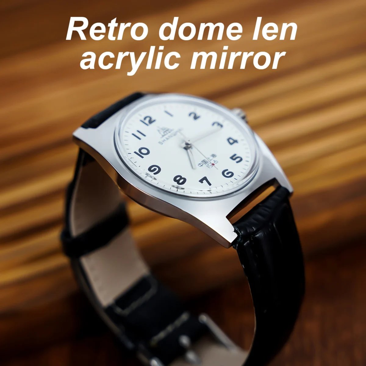 Vintage-Inspired Shanghai 7120 Watch 36mm - Mechanical Men's Wristwatch for Collectors & Watch Enthusiasts 3