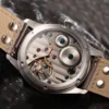 Hruodland 43mm Pilot Men's Manual Mechanical Watch Sapphire Crystal BGW-9 Night Light Turbine Retro Waterproof 5Bar reloj hombre 4