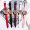 Girls Watch Mechanical Luxury Ladies Automatic 50m Waterproof Business Dress Woman Sport Leather Watch Clock Relogio Feminino 5