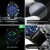 OLEVS TY703 Mens Watch Fashion Casual Original Quartz Watch for Man Chronograph Waterproof Luminous Date 24 Hour Display  New 3