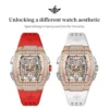 OUPINKE 3225 Womens Watch Original Luxury Hollow Out Automatic Mechanical Watch Diamond Bezel Watches For Women Waterproof Gifts 6