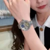 Office Ladies Business Work Cut Out Mechanical Watch Elegant Ladies Diamond Plaster Watch Banquet Accessories Jewelry by ￼   Jewelry Family Store (106 Pieces Sold) 4