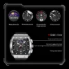 OLEVS Brand Wristwatch Tonneau Waterproof Moon Phase Chronograph Quartz Watch Luminous Original Silicone strap  Men's Watches 5