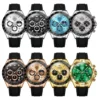 OLEVS Top Brand Men's Watches Waterproof Luminous Calendar Moon Phase Quartz Watch Silicone Adhesive Tape Original Wristwatch 6