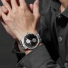 WM Watch Automatic Mechanical Watches Men Lunar Moon Phase Sapphire Waterproof Man Luminous Twin Moons Welly Merck Watch WM142 6