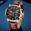 LIGE Watch Men Fashion Sports Quartz Clocks Mens Watches Top Brand Leather Military Waterproof Date Watch Relogio Masculino 2