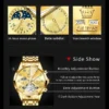 OLEVS 6621 Mens Watch Original Brand  Automatic Mechanical Business Watch Waterproof Watch for Men Calendar Mens Gifts Reloj 5