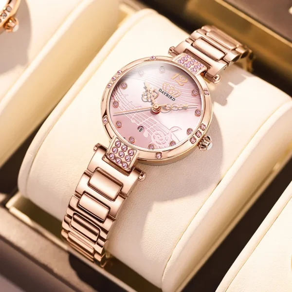 New Fashion Trend Women Watches Rose Gold Automatic Mechanical Watch for Women Original Luxury Waterproof Ladies Watch Reloj 1