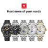OLEVS 3638 Fashion Business Men's Watches Waterproof Date Quartz Watch Original Luminous Simple Brand Stainless Steel Wristwatch 6