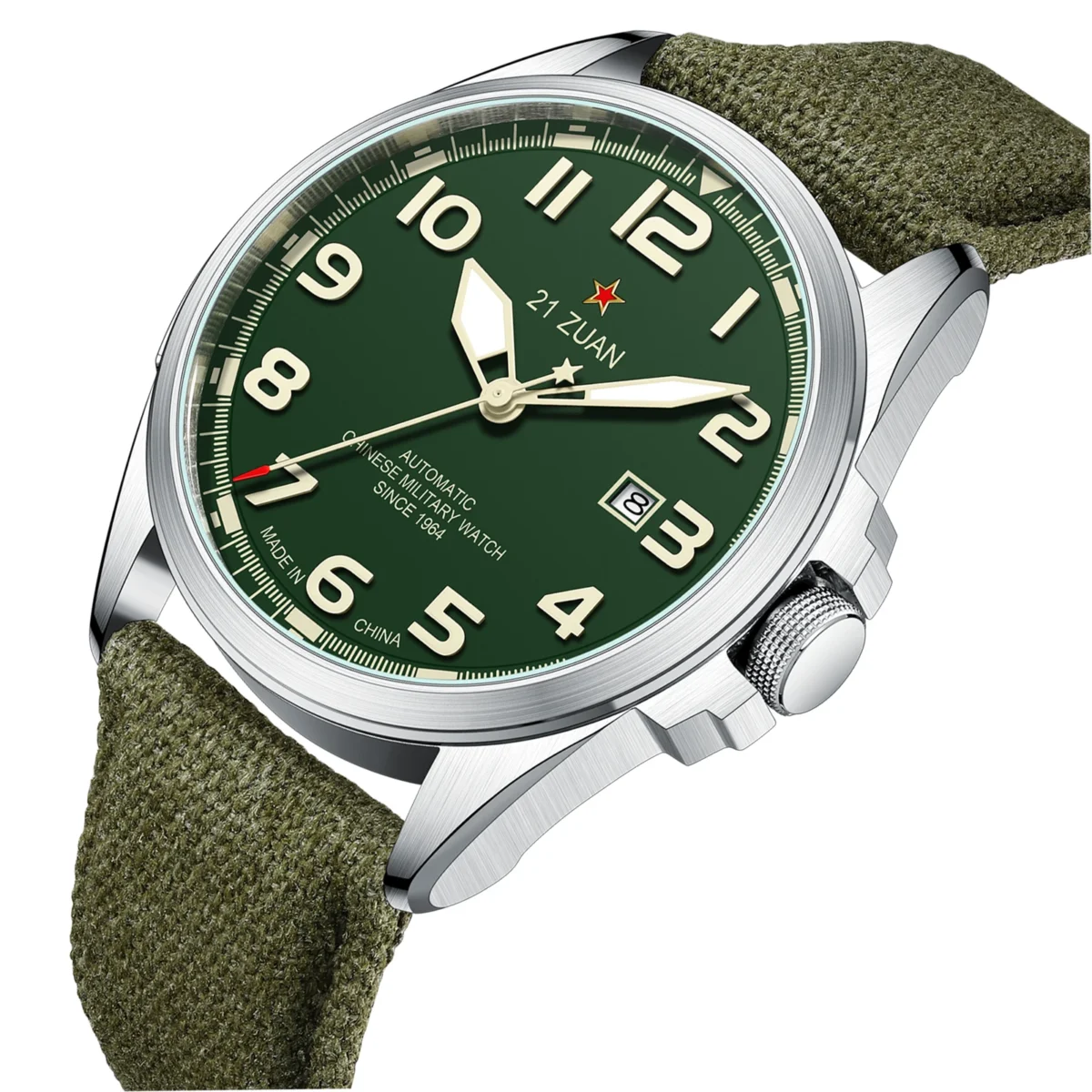 Seagull Luxury Bracelet Military Men Watch Automatic Mechanical Watches For Men Wear Resistant Leather Strap Luminous Clock D581 3