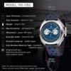 PAGANI DESIGN 2024 Retro Luxury Men's Watches Sports Chronograph VK63 Quartz Watch For Men AR Sapphire Waterproof Leather Clock 6