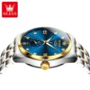 OLEVS 7069 Trend Moon Phase Men's Wristwatch Waterproof Stainless Steel Automatic Mechanical Watch for Man Original Wrist Watch 4