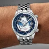 WM Watch Automatic Mechanical Men Watches High Quality Sapphire World Time Original Recognized Brand Welly Merck Watch Man WM057 6