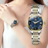 2025 New OLEVS Luxury Ladies Watch Women Waterproof Steel Strap Wrist Watches Top Brand Automatic Mechanical Clocks Relogio 1