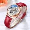 NEW CHENXI Women Automatic Mechanical Watch Brand Luxury Stainless Steel Waterproof Wrist Watch Ladies Skeleton Tourbillon Clock 2