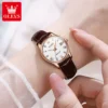 OLEVS 9932 Women's Watches Fashion Luxury Original Wristwatch Waterproof Luminous  Automatic Watch Chronograph Date Ladies Watch 4