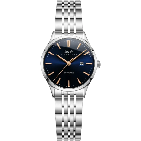 Luxury Women's Watches Top Brand CARNIVAL 2020 MIYOTA Automatic Watch Women Sapphire Calendar Waterproof Full Steel Montre femme 1