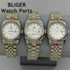 BLIGER 30.5mm Women's watch Silver Mechanical Women's Watch NH05 Movement Silver Gold Rose Gold Diamond Index Sapphire Glass 1