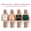 OLEVS 9951 Elegant Women's Watch Trend Waterproof Simple Atmosphere Stainless Steel Quartz Wrist watch Original Certification 6