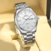 OPK 8123 Mens Watch Original Fashion Quartz Watch Dual Calendar Display Watches For Men Waterproof Luminous Mens Gifts With Box 5