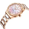 MG ORKINA Automatic Watch for Women Date Mechanical Luxury Pearl Mother Diamond Elements Ladies Dress Wristwatches Gift for Wife 6