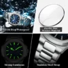 POEDAGAR Elegant Women Wristwatch Waterproof Luminous Calendar Ladies Watch Square Stainless Steel Quartz Women's Watches Female 4