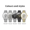 JinShiDun 8909 Luxury Brand Watches Moon Phase Luminous Waterproof Automatic Mechanical Watch for Man Date Stainless Steel Watch 6