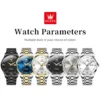 OLEVS Fashion Business Simple Men's Watches Calendar Week Trend Automatic Mechanical Watch Luminous Waterproof Brand Wristwatch 6