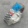 LARIMOKER 31MM Women's Mechanical Diving Watch Diamond Decorative Case Blue Dial Luminous Sapphire Glass NH05 Movement 5