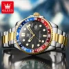 OLEVS 3610 Hot Original Luxury Men's Watches Waterproof Calendar Luminous Quartz Watch for Man Stainless Steel Authentic Watch 4