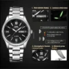 OPK 8123 Mens Watch Original Fashion Quartz Watch Dual Calendar Display Watches For Men Waterproof Luminous Mens Gifts With Box 3