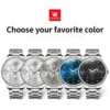 OLEVS Moon Phase Men's Watch Simple Casual Original Fashion Quartz Watch for Men Waterproof Luminous Stainleess Steel Wristwatch 6