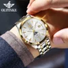 OUPINKE Moon Phase Men's Watches Tungsten steel Dalendar Sapphire Automatic Mechanical Watch 50m Waterproof Luminous Wristwatch 3