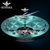 OUPINKE TOP Luxury Brand Men's Watches Waterproof Multifunctional Skeleton Automatic Mechanical Watch Date Tungsten Steel Strap 2