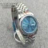 LARIMOKER 31MM Women's Mechanical Diving Watch Diamond Decorative Case Blue Dial Luminous Sapphire Glass NH05 Movement 3